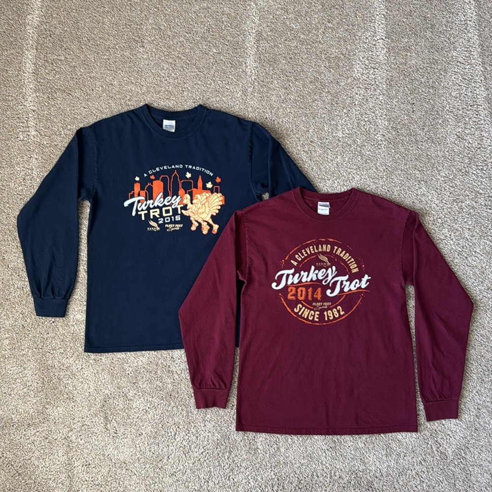 Cleveland Turkey Trot Long Sleeve Shirts (2)